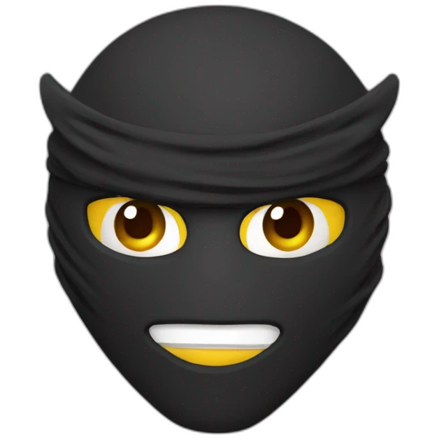 Ninja avec Masque oni emoji