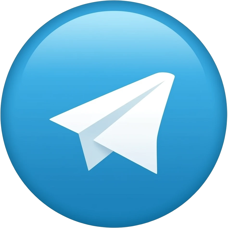 make a emoji whice need to look like telegram logo same to same i need it in text emoji