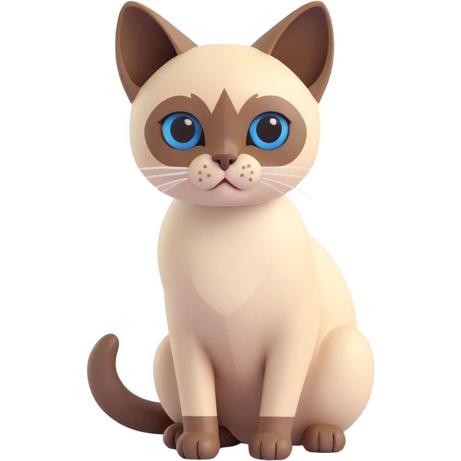 Siamese cat emoji