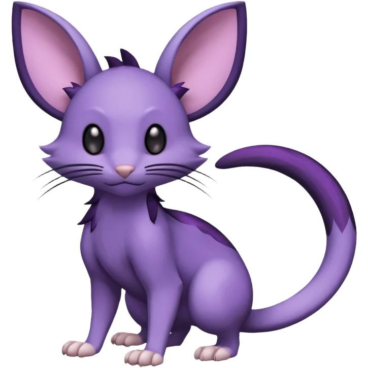 Rattata-Purrloin-Fakemon-hybrid-creature (full body) emoji