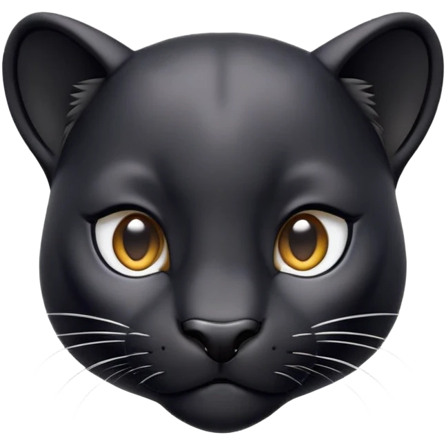 cinematic-cute-panther-portrait-emoji,-head-tilted-playfully-and-inquisitively,-with-a-smooth,-streamlined-form-accentuated-by-a-subtle-sheen-and-round,-sparkling-eyes-filled-with-charm,-simplified-yet-irresistibly-adorable-features emoji