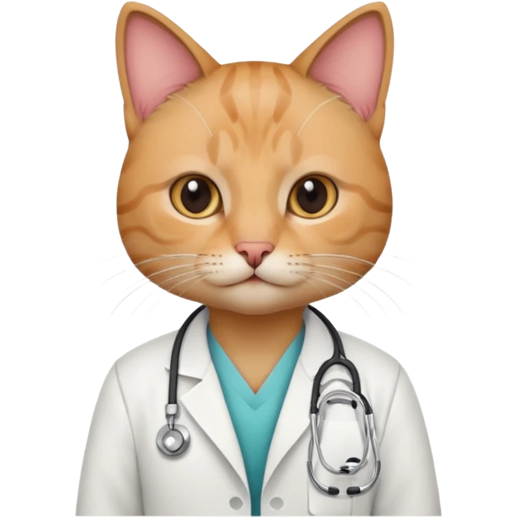 cat doctor emoji