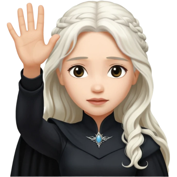Daenerys Targaryen with final speech appearance  emoji