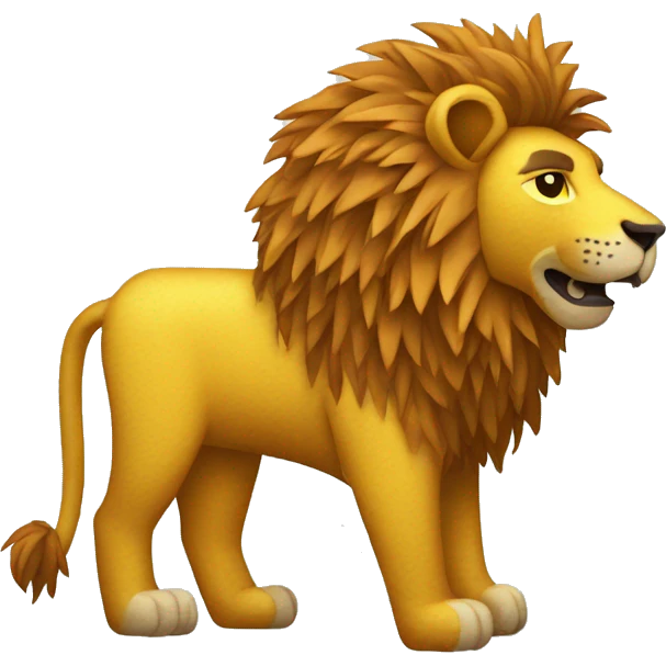 Piñata lion emoji