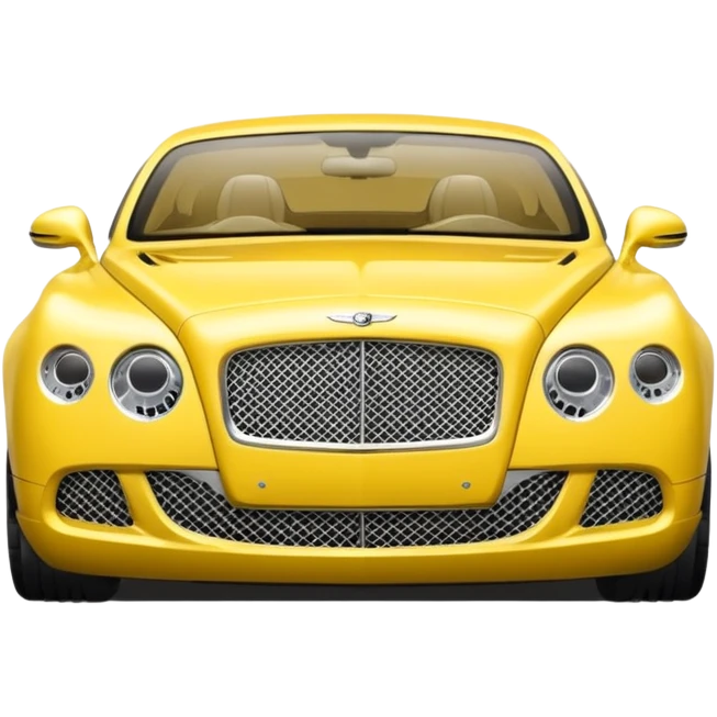 Yellow Bentley emoji