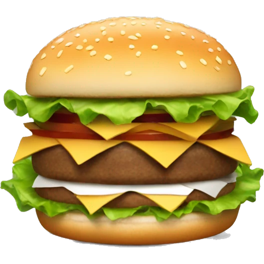 hamburger with elon mus hat emoji