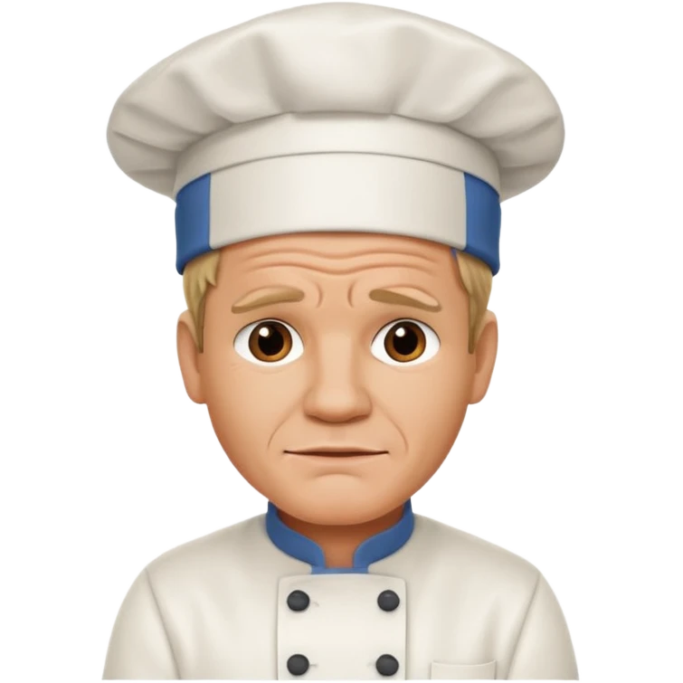 gordon ramsey with cook hat emoji