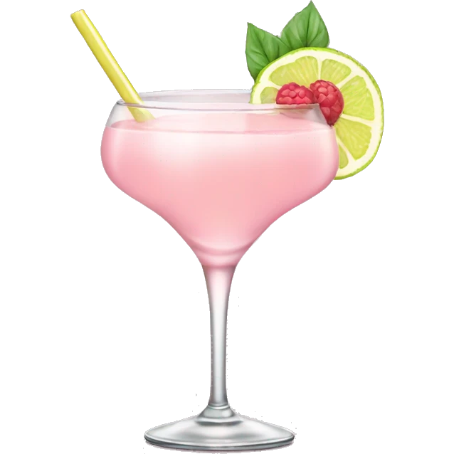 Light pink cocktail tall glass emoji