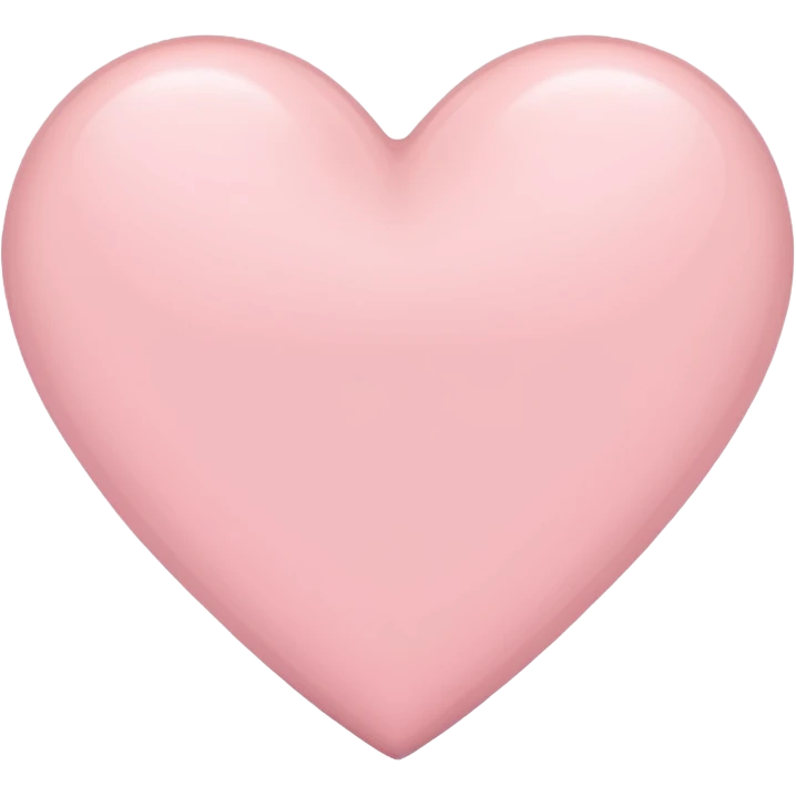 pale pink heart emoji