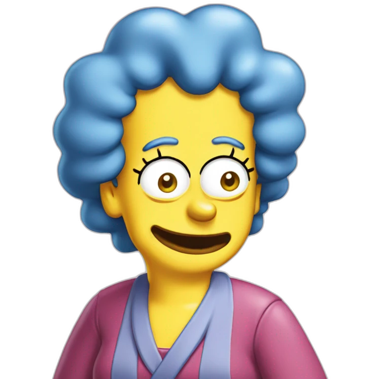 marge-simpsons-laughting emoji