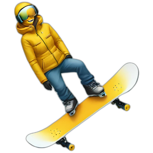 Expensive snowboard emoji