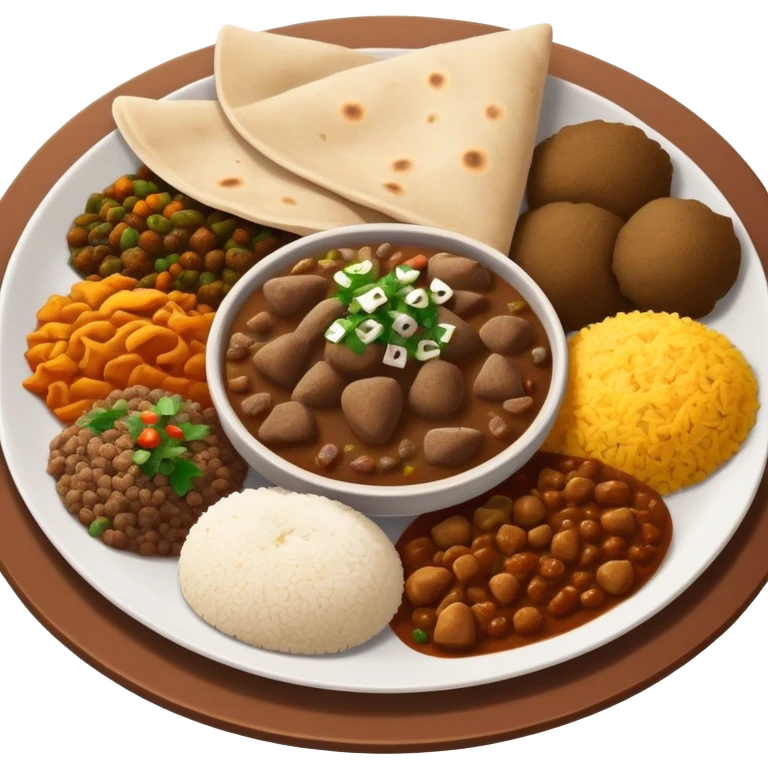 Delicious Ethiopian food emoji