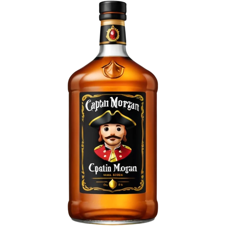Bouteille de Captain Morgan, 1 l emoji