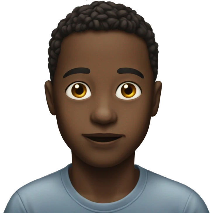 meme portrait of a boy emoji