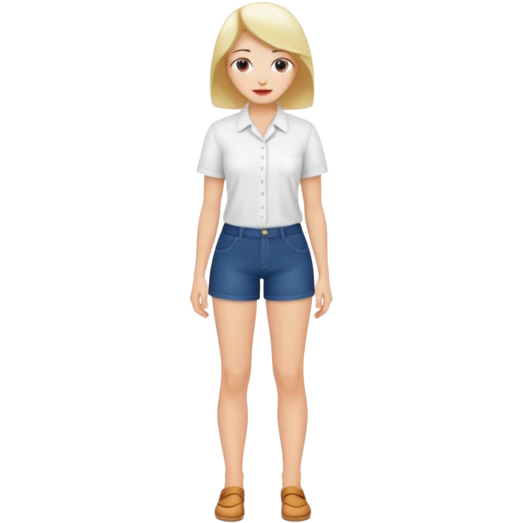 Bottom half of naked lady with no pants on emoji