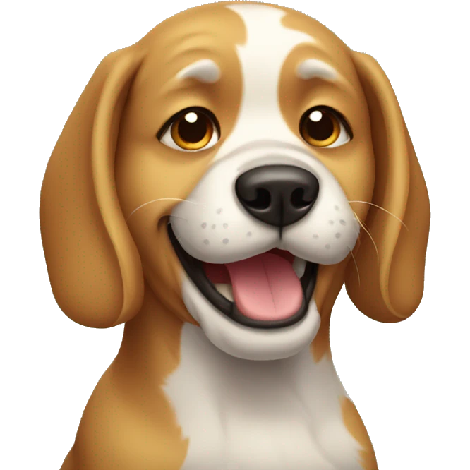 Dog crying emoji