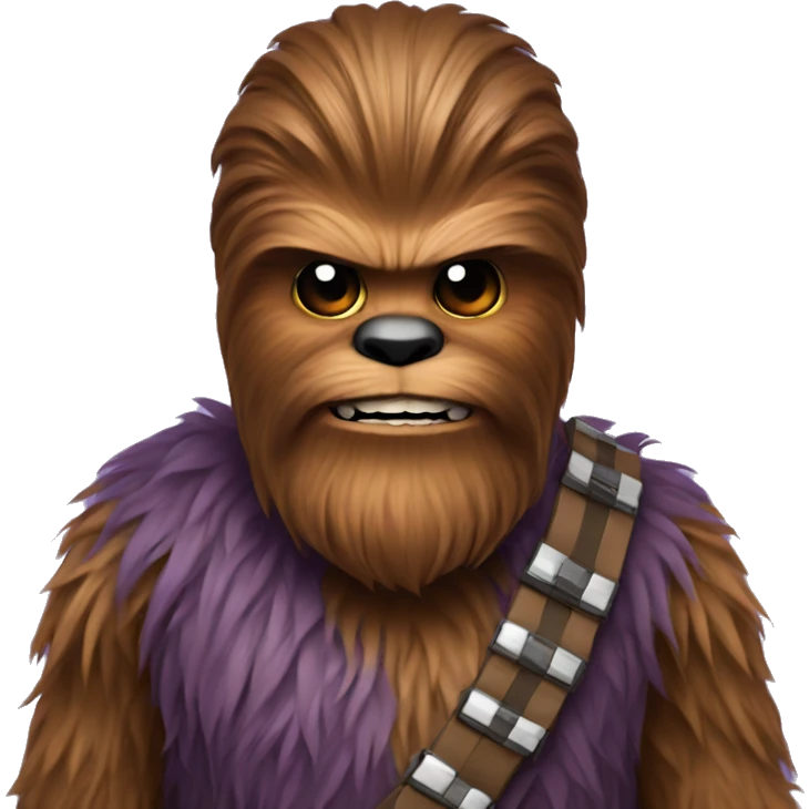 Purple Chewbacca emoji
