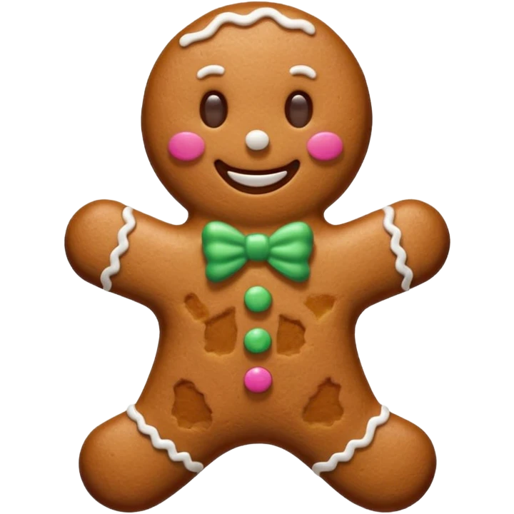Gingerbread man  emoji