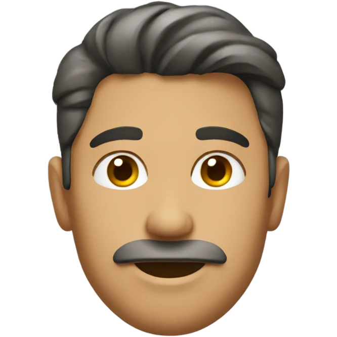 Hot and humid male emoji
