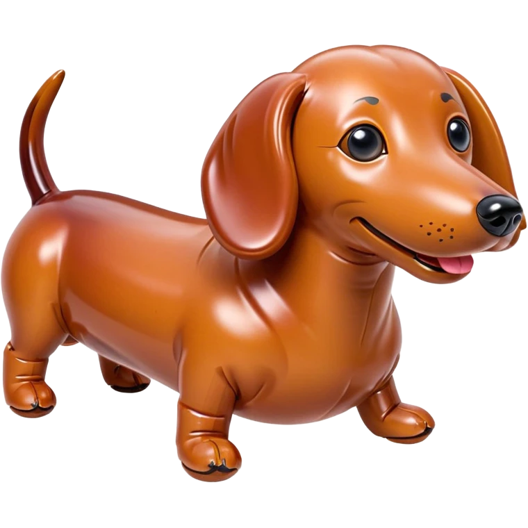  SPAM meat jeff koons style inflatable dachshund  art sculpture  emoji