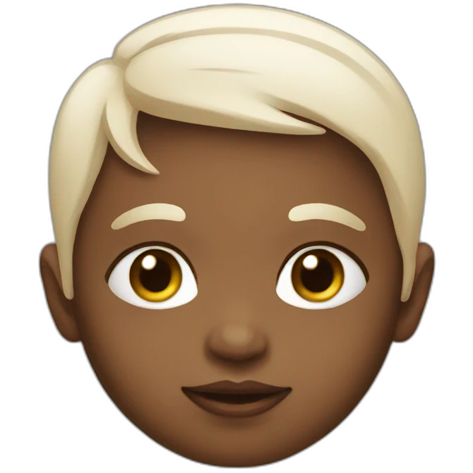 white BABY emoji