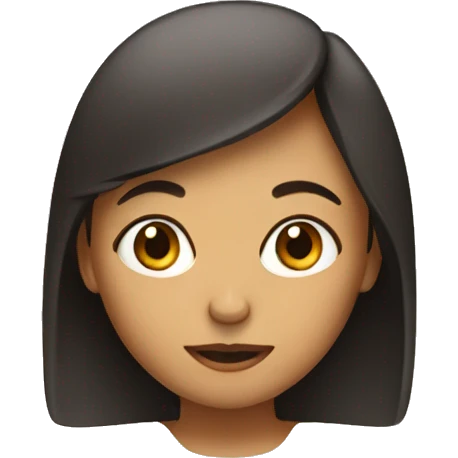 Girl looking for a boy emoji