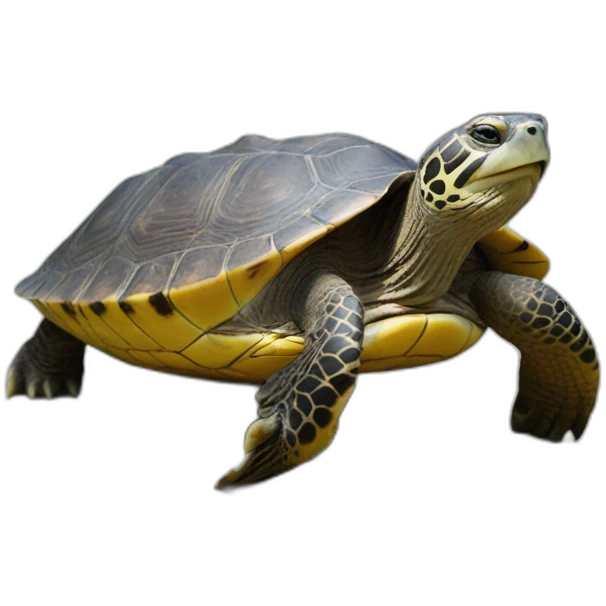 Tortue sur loutre emoji