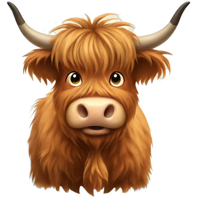 highland cow emoji