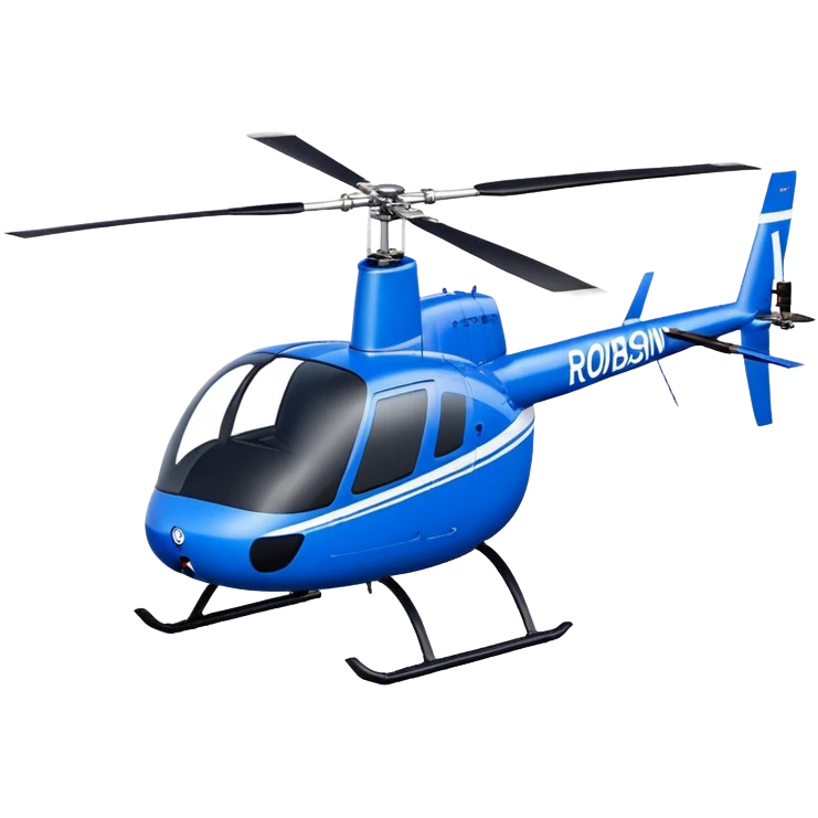 Robinson R44 - Robinson Helicopter Company (Model Year: 2021) (Iconic colour: Blue) emoji