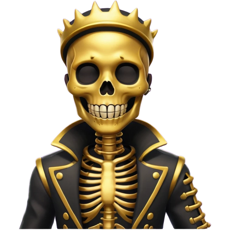creame un emote de la skin Inferno Skeleton Balvin de fortnite emoji