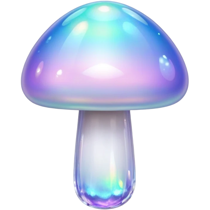 Opal crystal mushroom  emoji