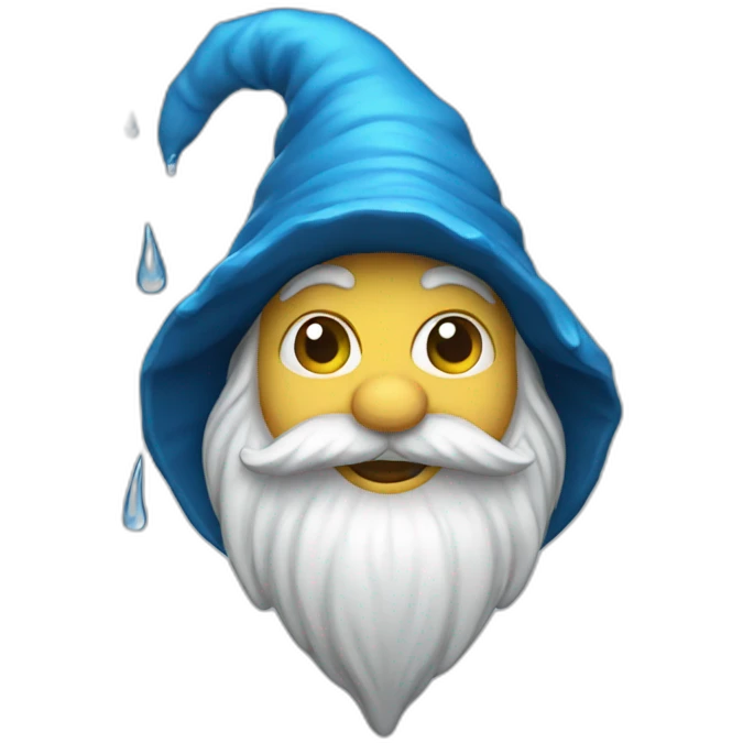 rain gnome emoji