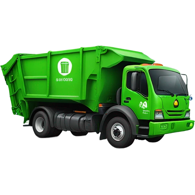 Trash truck  emoji