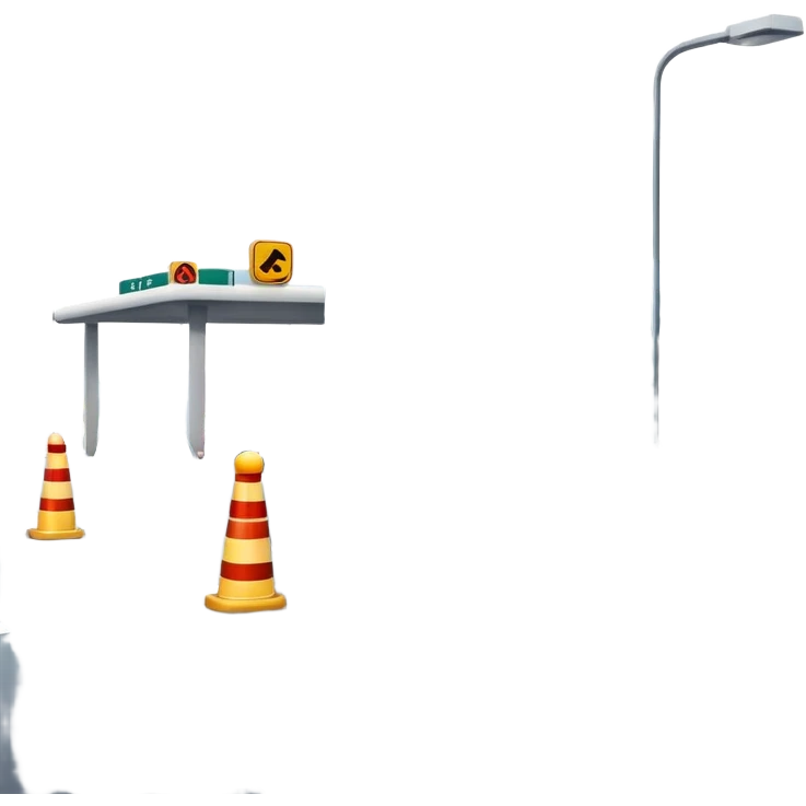 street with border control emoji