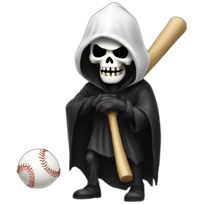grim reaper baseball emoji