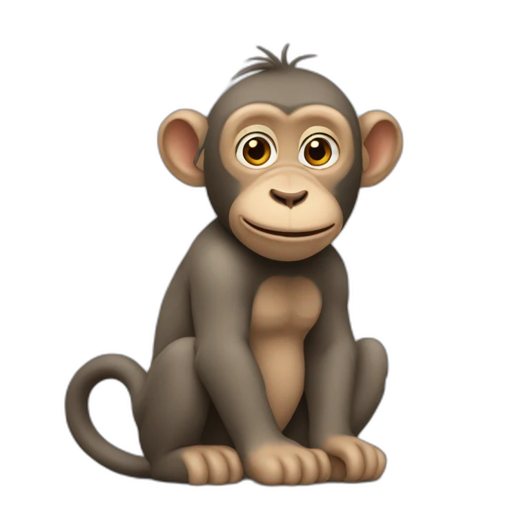 un singe sur un singe sur un singe emoji