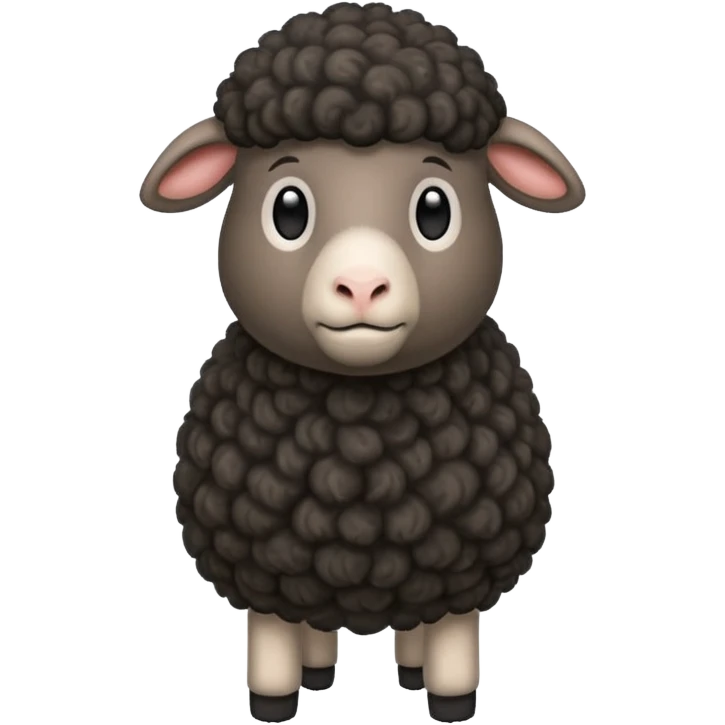 Black sheep 🐑 emoji