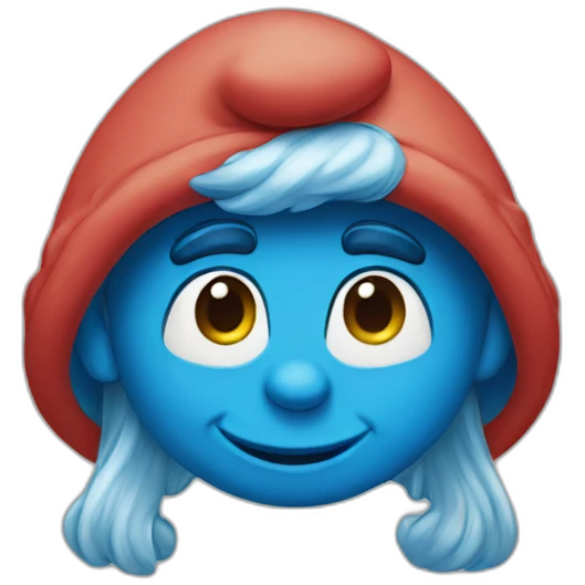 Smurf emoji