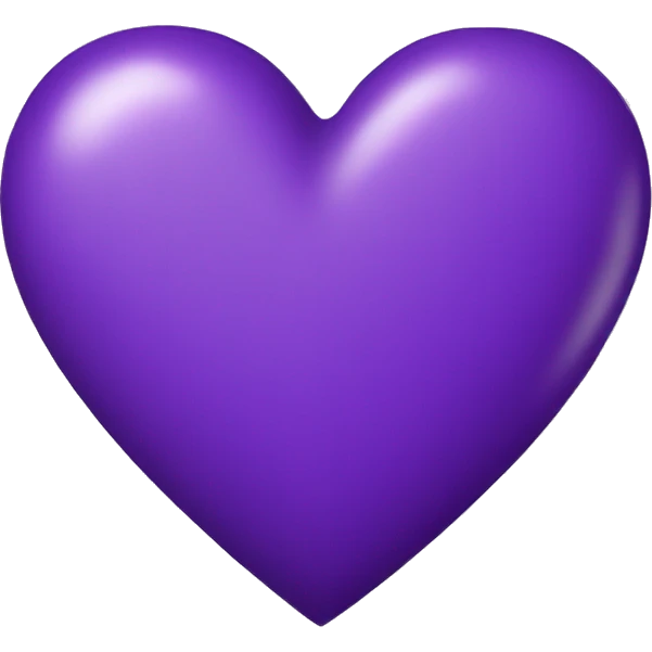 purple heart emoji