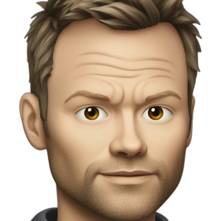 Joel McHale grey eyes emoji
