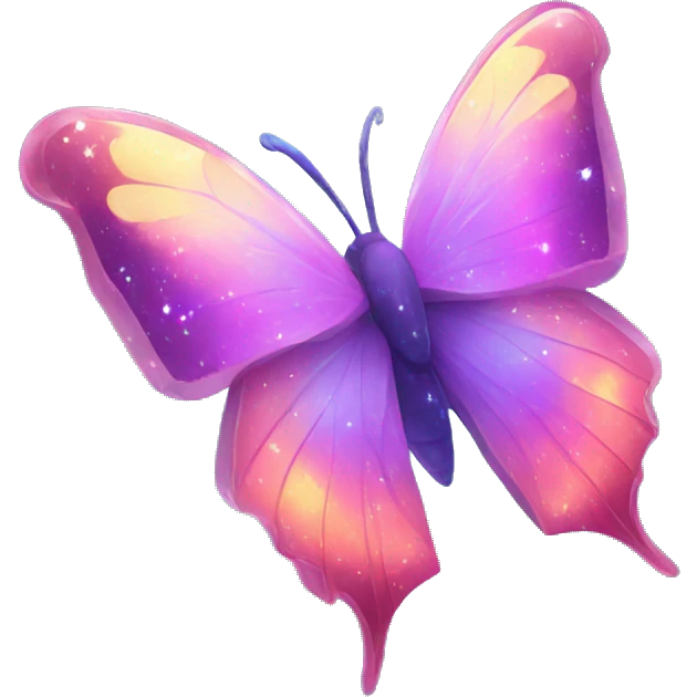 Nebula Crystal Butterfly emoji