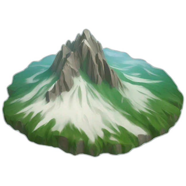 aiguille verte emoji