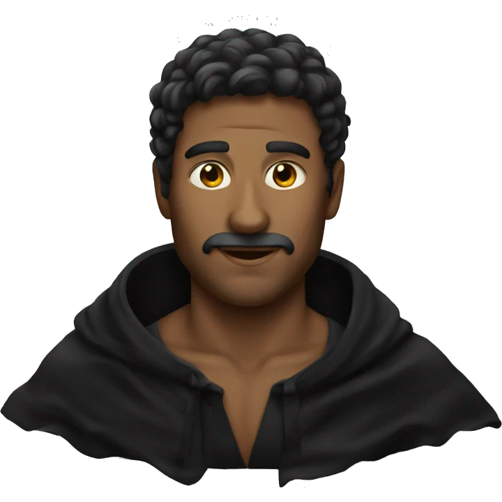 Man Spain black cloth emoji