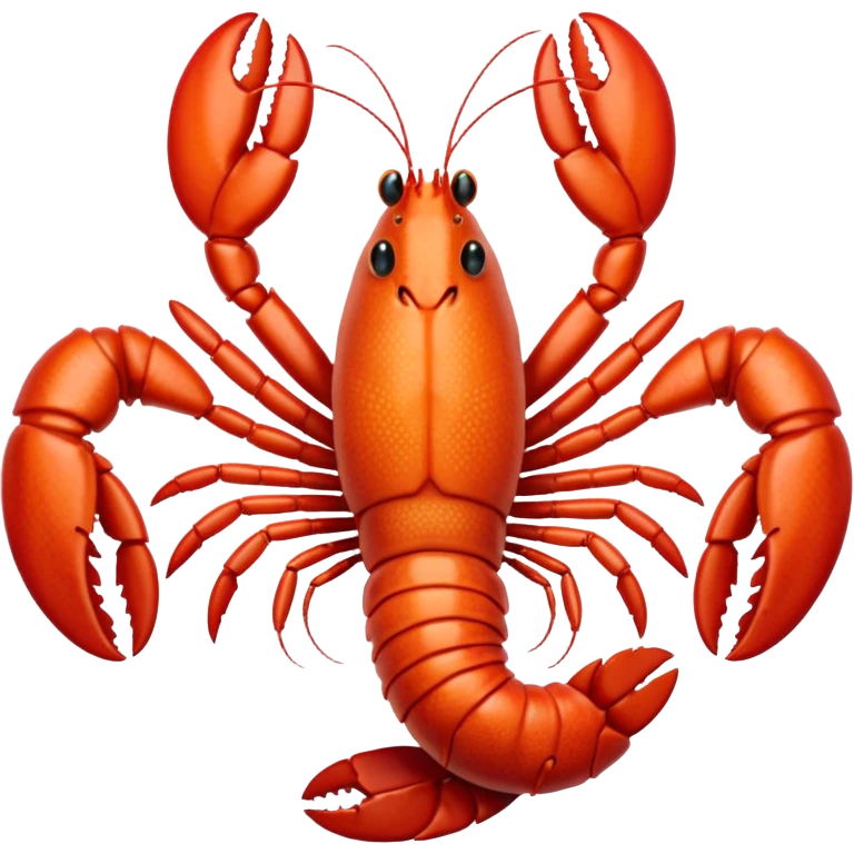 White lobster emoji