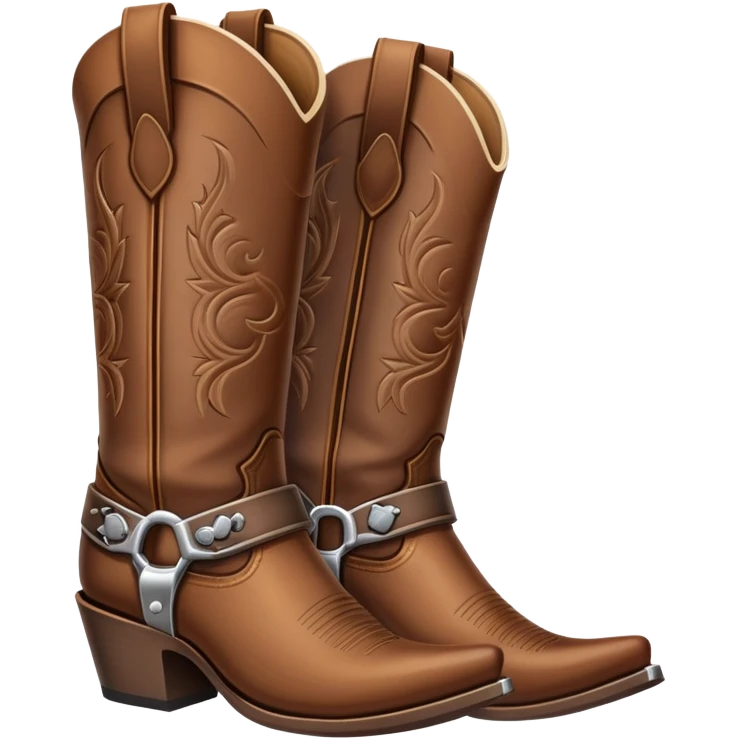 Cowboy boots with spurs emoji