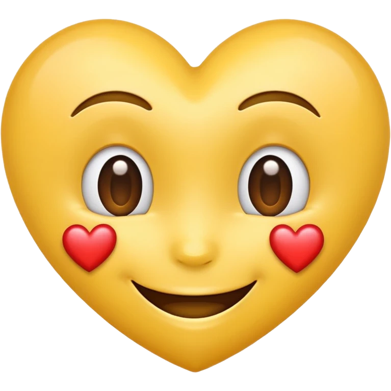 smiling emoji with heart eyes emoji