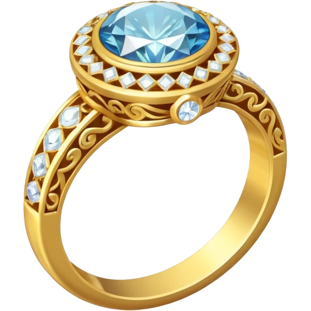 glitter ring diamond emoji