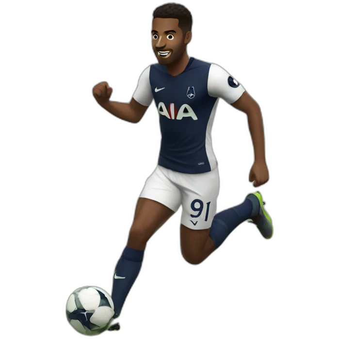 tottenham player running emoji