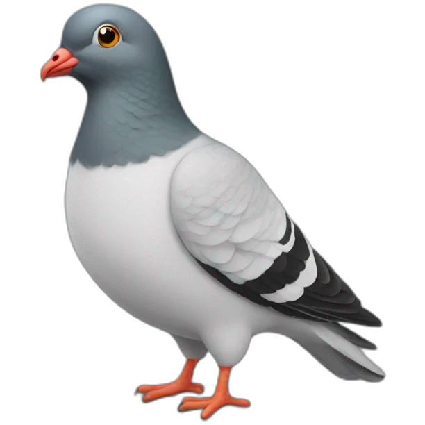 man pigeon emoji