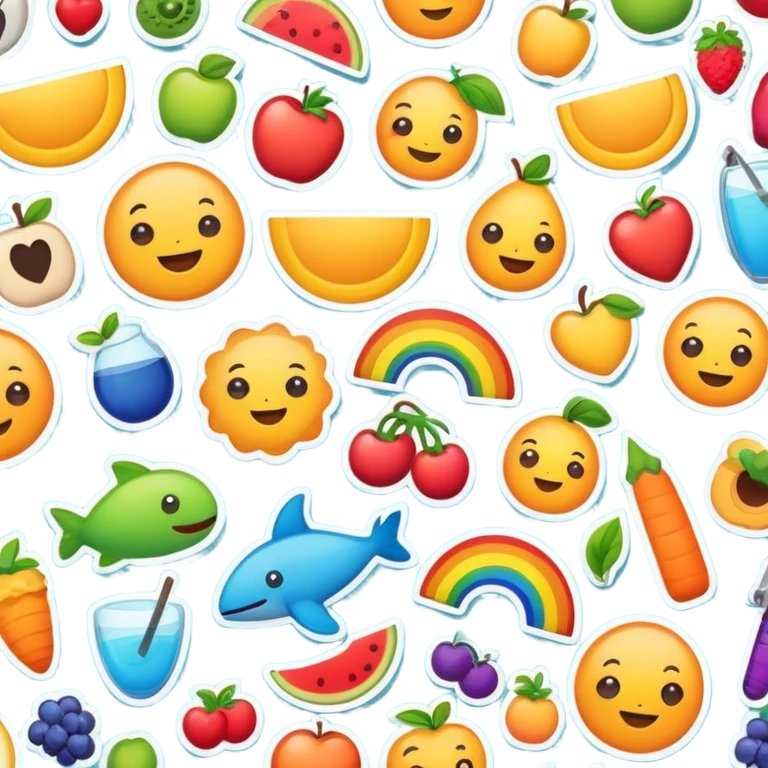 Создай стикеры для телеграмм emoji